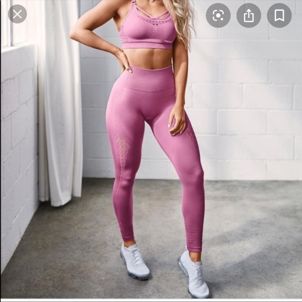 Pink energy seamless Gymshark